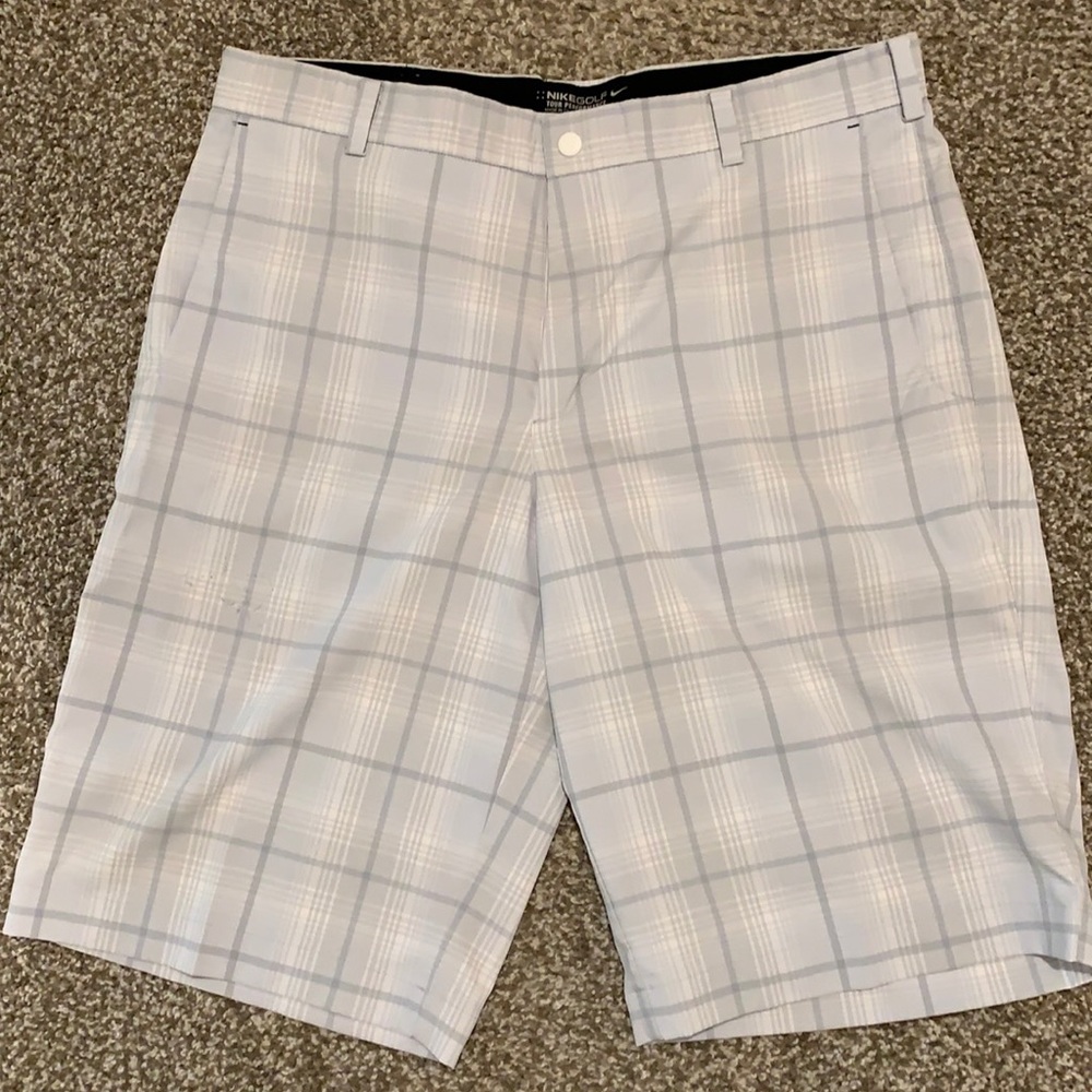 Nike Plaid Golf Shorts